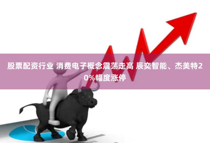 股票配资行业 消费电子概念震荡走高 辰奕智能、杰美特20%幅度涨停